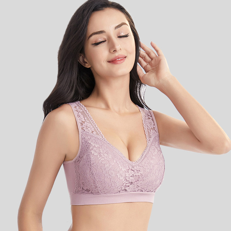 Áo lót 3/4 Cup Không Gọng Thoáng Khí Quyến Rũ Chất Lượng Cao Cho Nữ