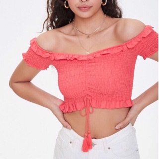 🔆🔆 ÁO CROPTOP SMOCKING  F21