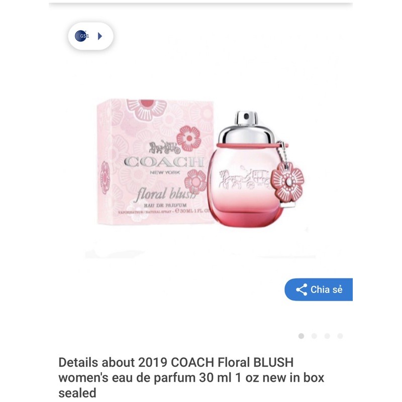Coach New York Floral Blush EDP-30ml