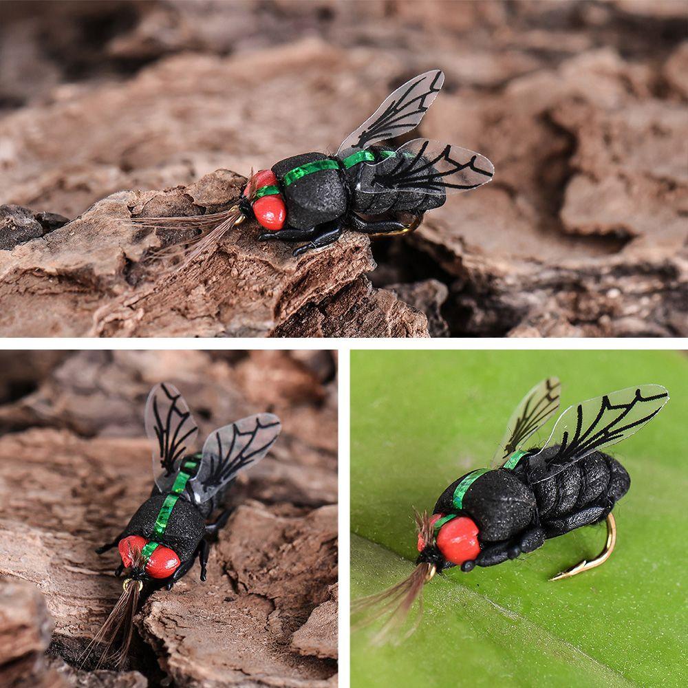 MYRONGVN Set 2 Mồi Giả Nhử Cá Bằng Nhựa Kèm Móc Câu