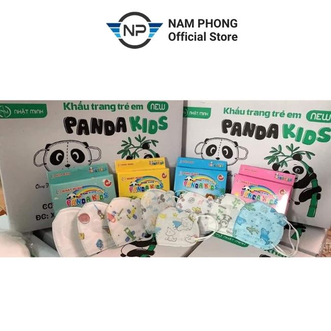 Khẩu trang trẻ em 3 lớp PANDA KIDS MASK kháng khuẩn và chống bụi mịn, an toàn cho bé, namphong_store