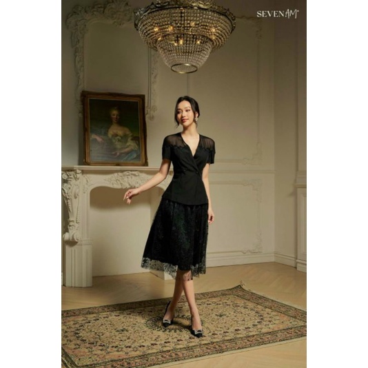 Chân váy ren xòe hãng SEVEN.AM giá gốc 947.000đ