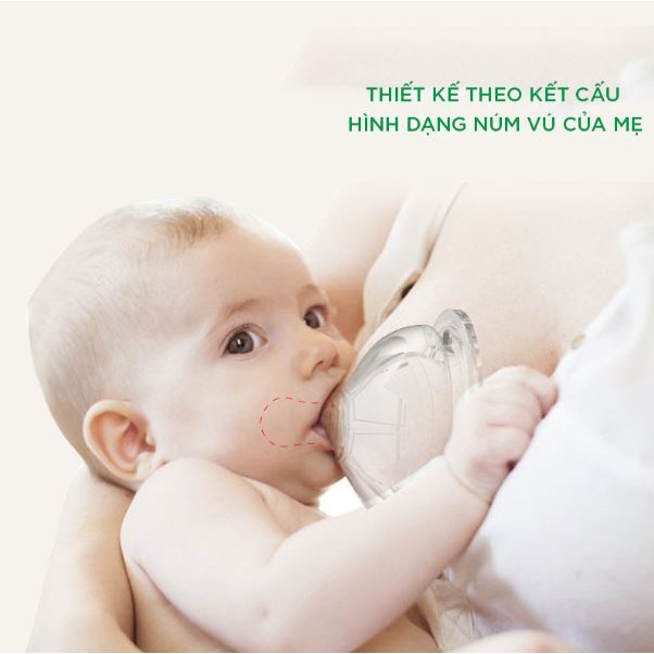 Núm tí thay thế cho bình sữa thủy tinh,bình sữa nhựa 120ml,150ml,180ml