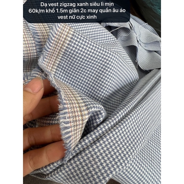 Vải Dạ Kẻ -May Áo Khoác chân váy mùa Đông ,Dày ấm áp
