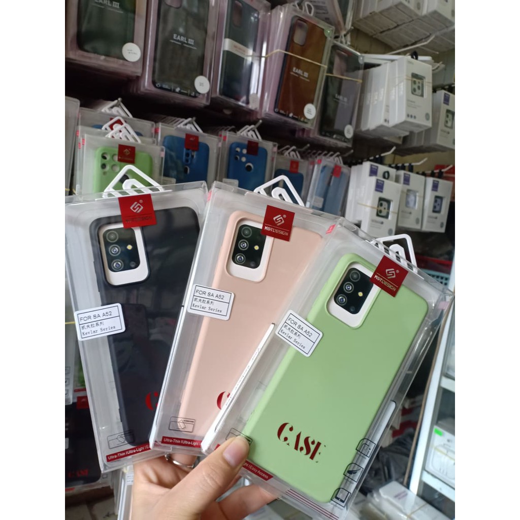 Ốp lưng dẻo màu KST Desing cho Samsung A32 4G, A52, A72 Silicon chống bám bẩn