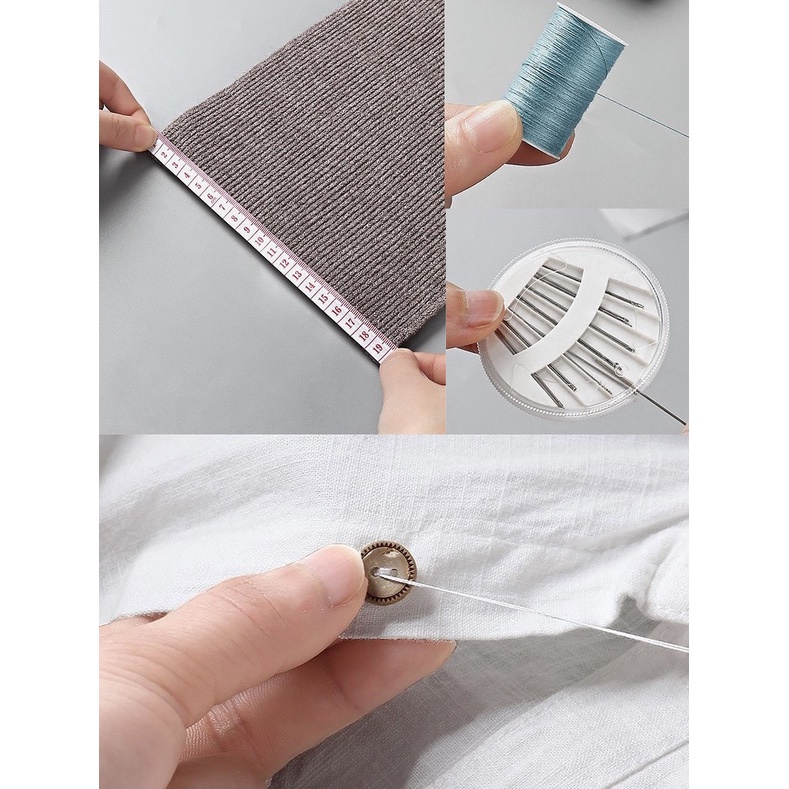 HỘP ĐỰNG + KÈM BỘ KIM CHỈ VÀ DỤNG CỤ MAY VÁ - ĐẦY ĐỦ VÀ TIỆN ÍCH