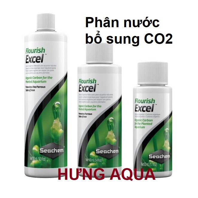 Phân nước bổ sung CO2 cho hồ thủy sinh - Phân nước Seachem Flourish Excel 100 - 250m (chính hãng)