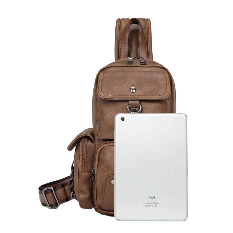 Túi đeo chéo đeo ngực nam thông minh đa chức năng thời trang cao cấp phong cách cá tính