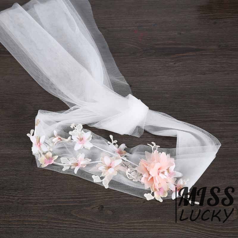 Băng đô hoa kiểu dáng thời trang thanh tú cho cô dâu