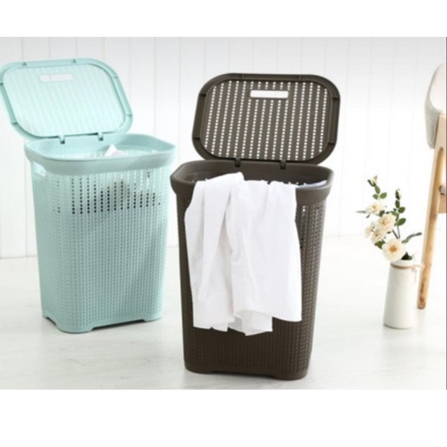 Combo 2 Giỏ đựng đồ, quần áo có nắp