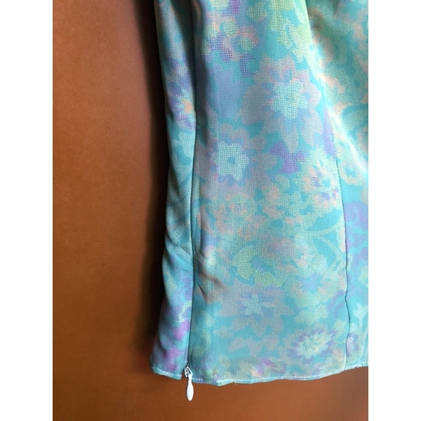 Áo voan hoa sát nách 2 lớp