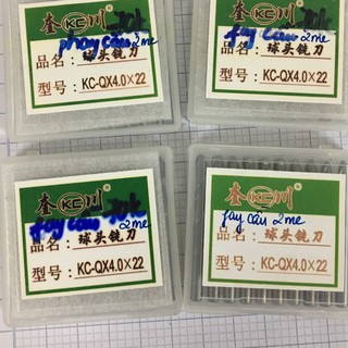 DAO PHAY CẦU 2ME KHẮC GỖ NHỰA CNC Φ4.0 x 22