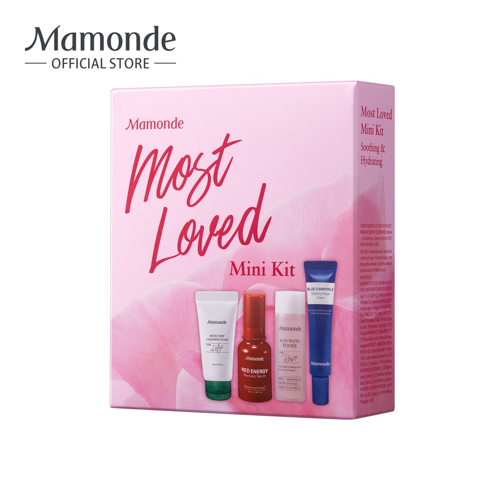 Bộ sản phẩm dưỡng da được yêu thích nhất Mamonde Most Loved Mini Kit