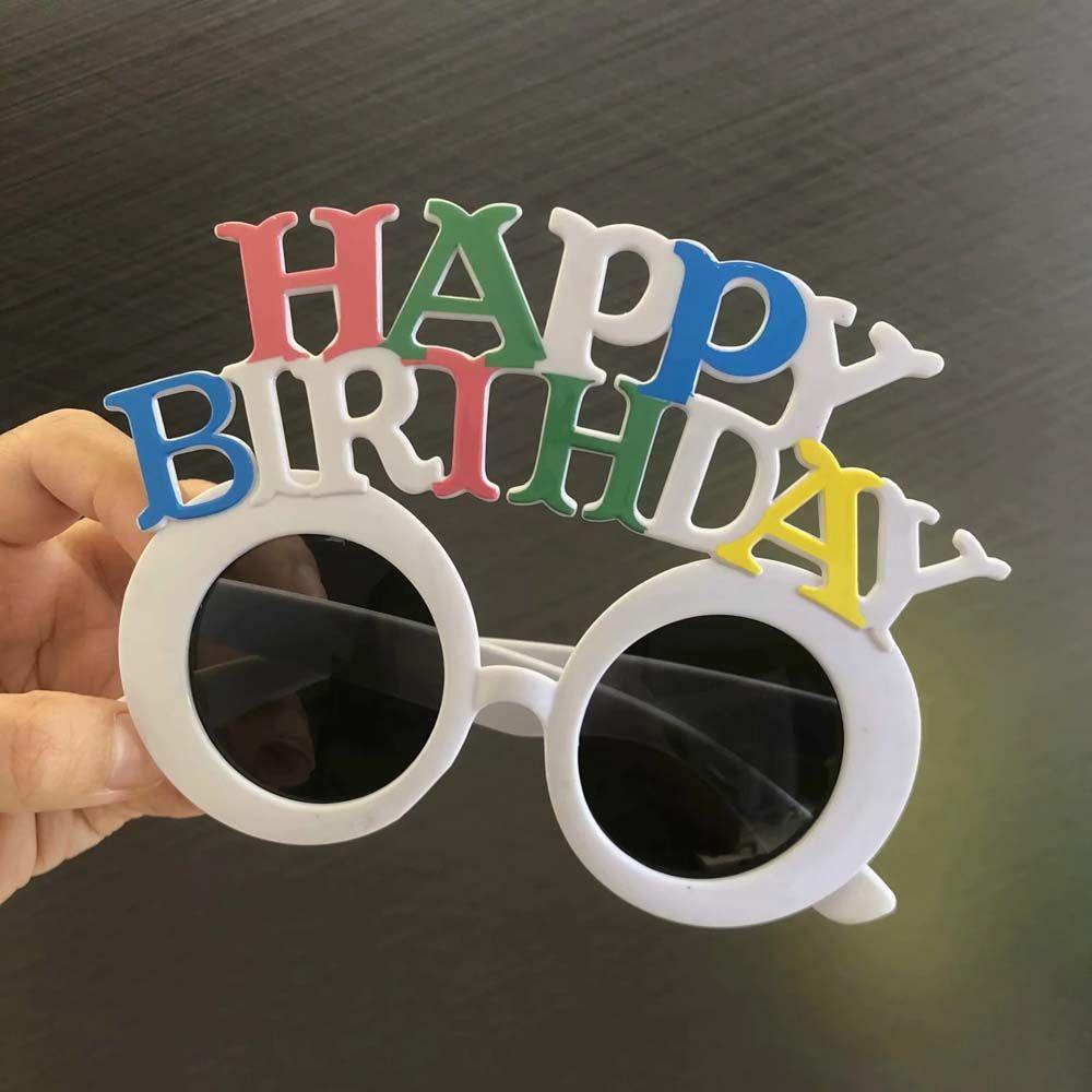 Mắt Kính Vui Nhộn In Chữ Happy Birthday Phong Cách Hàn Quốc Thời Trang Cho Bé Trai