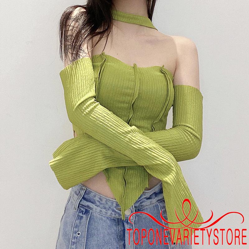 Áo nữ hở vai dài tay phong cách thời trang sành điệu gợi cảm
