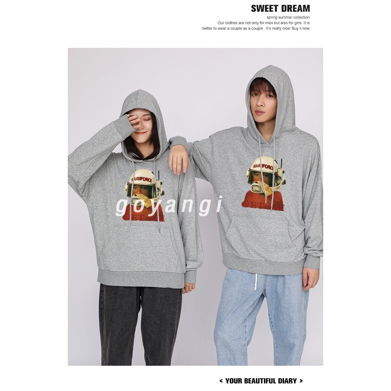 Áo Hoodie GYG Unisex Astro USA Form Rộng Oversize Phong Cách Hàn Quốc