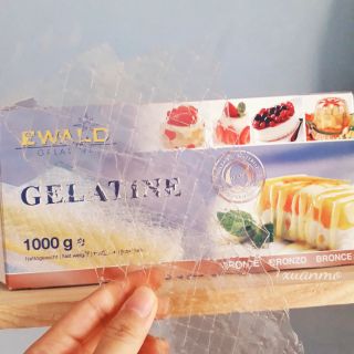 [EWALD] 5 lá Gelatine Đức 20g