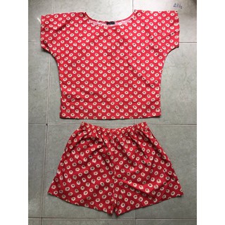Set quần short - áo tay dơi