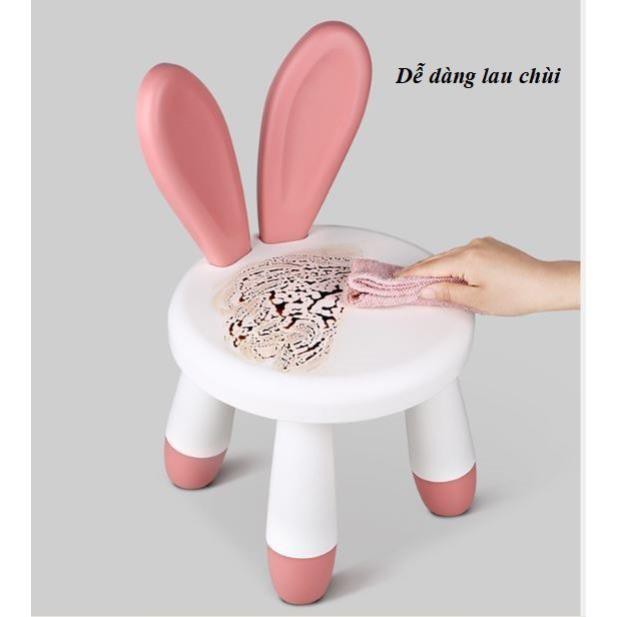 Ghế Ngồi ăn, chơi, học Cho Bé bằng Nhựa ABS Phong Cách Nhật
