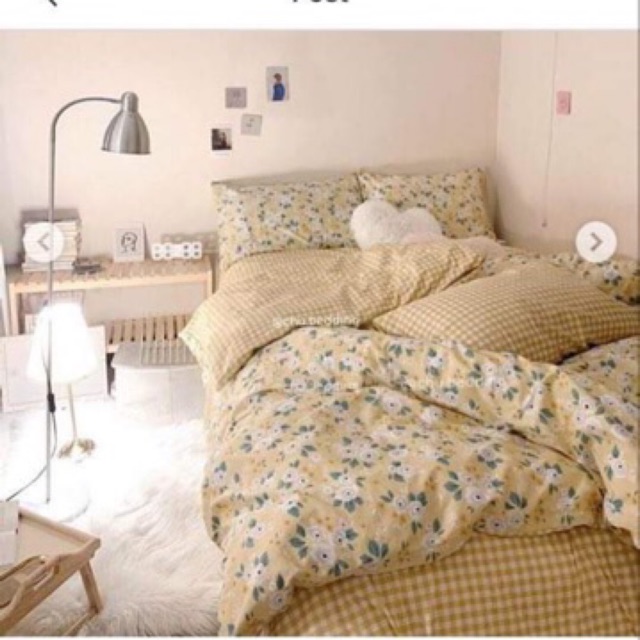 Bộ chăn ga gối cotton 100%