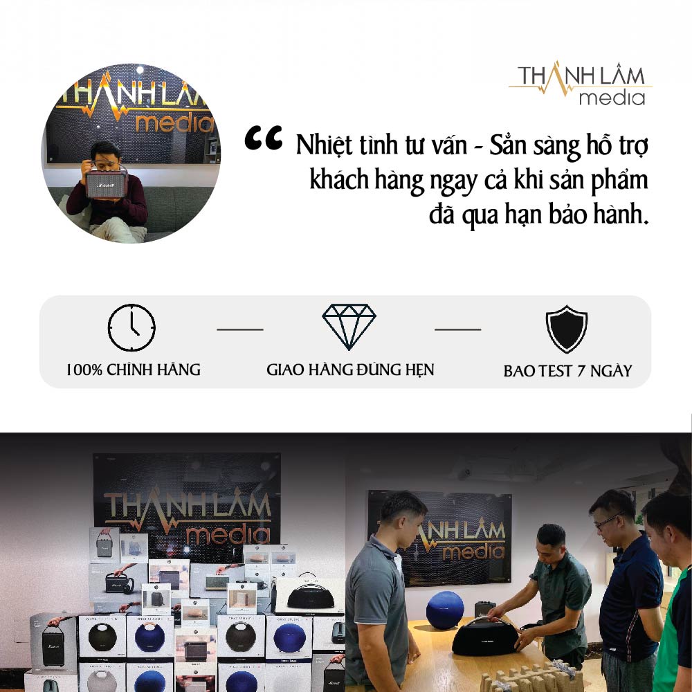 Tai nghe không dây Marshall Minor 3 chính hãng - 25 giờ sử dụng, điều khiển cảm ứng - bao test 7 ngày
