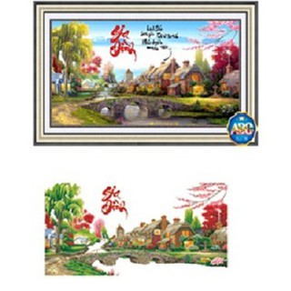 Tranh đính đá kim cương abc gia đình df290