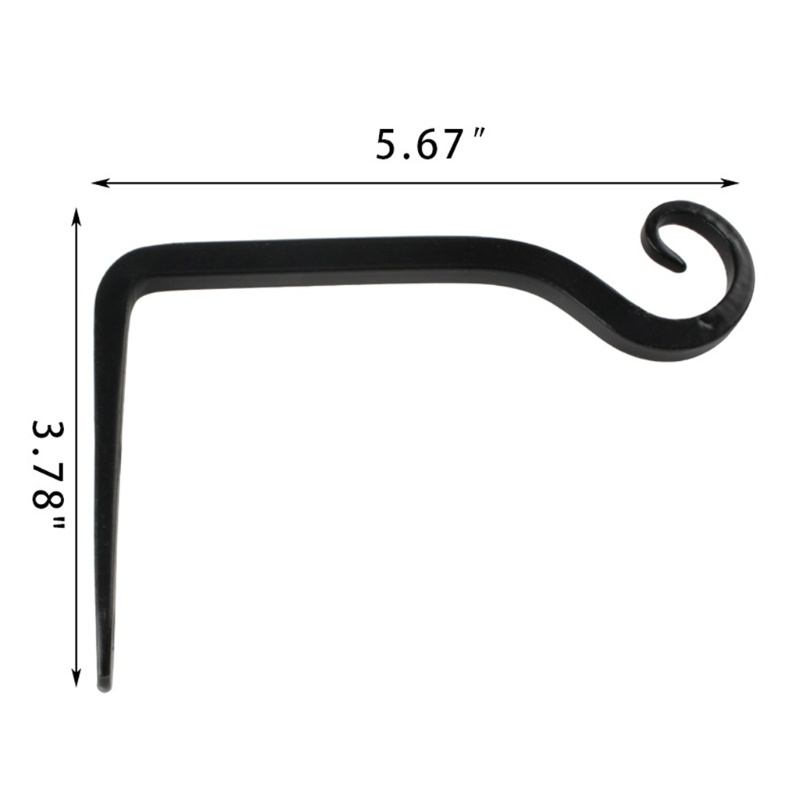 Set 4 Móc Treo Chậu Cây Cảnh / Thức Ăn Cho Chim Cảnh Gắn Tường Tiện Dụng