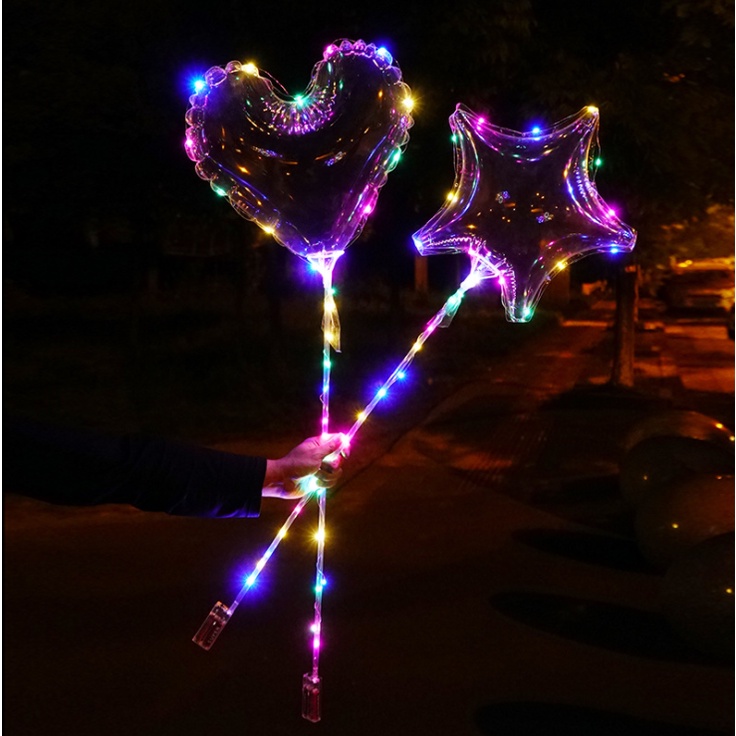 Bộ 3M Dây Đèn LED/40cm Trang Trí Bong Bóng