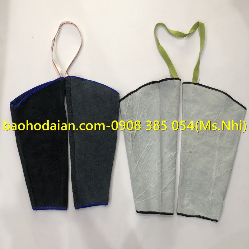 Cặp ống tay vải da bảo vệ tay khi hàn, chống tia lửa, chịu nóng và cách nhiệt