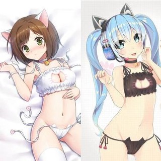 Cosplay mèo đen, trắng quyến rũ