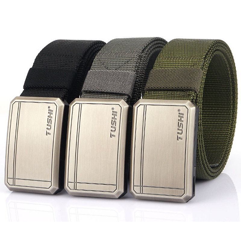 Thắt lưng chất liệu nylon khóa hợp kim dài 125cm thiết kế thời trang cho nam