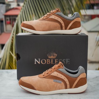 Giày da lộn nam thể thao thời trang sneaker da lộn cao cấp , siêu nhẹ mẫu mới nhất nâu fullsize 38-44