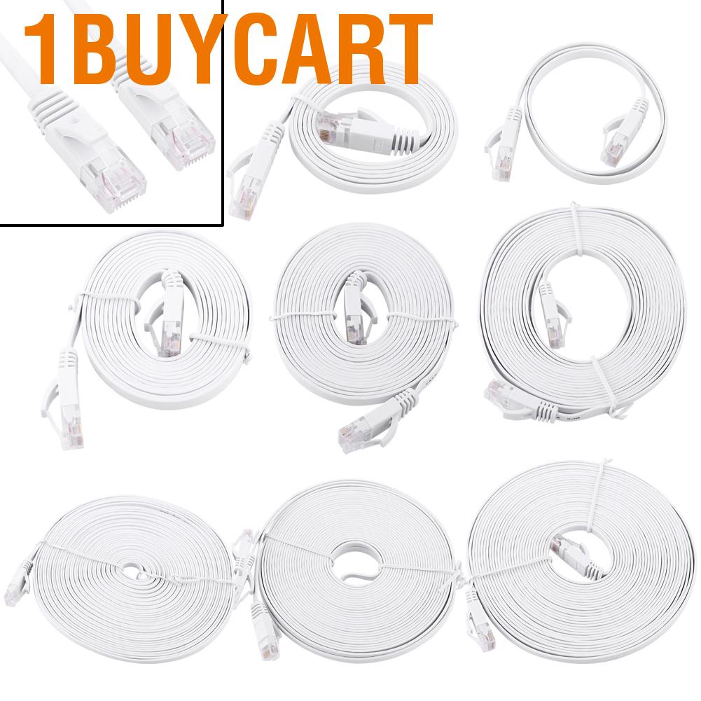 Dây Cáp Mạng LAN Ethernet RJ45 CAT6 Dài 1000M Màu Trắng