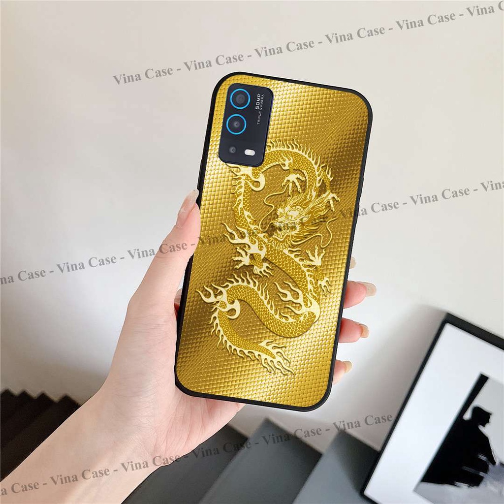 Ốp cho Oppo A57 2022 - Oppo A96 5G - Oppo Reno 7/8 4G - Oppo Reno 7/8 5G - Oppo Reno 7z/8z 5G in hình Rồng Phượng 3D