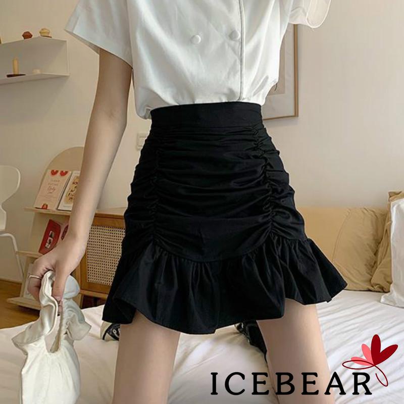 Chân Váy Nữ Lưng Cao Xếp Ly Thời Trang