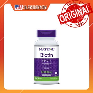 VIÊN UỐNG MỌC TÓC NATROL BIOTIN 10.000MCG