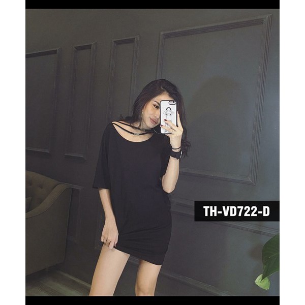 Đầm suông đen