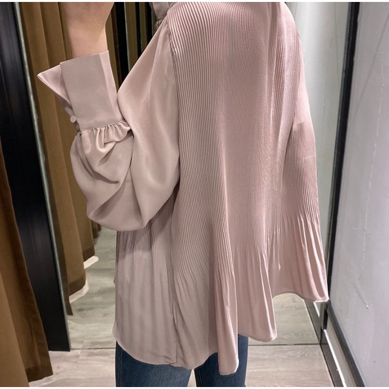 Áo cánh xếp ly HM