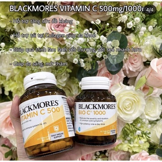 Viên uống bổ sung Vitamin c Blackmores 500mg/100mg