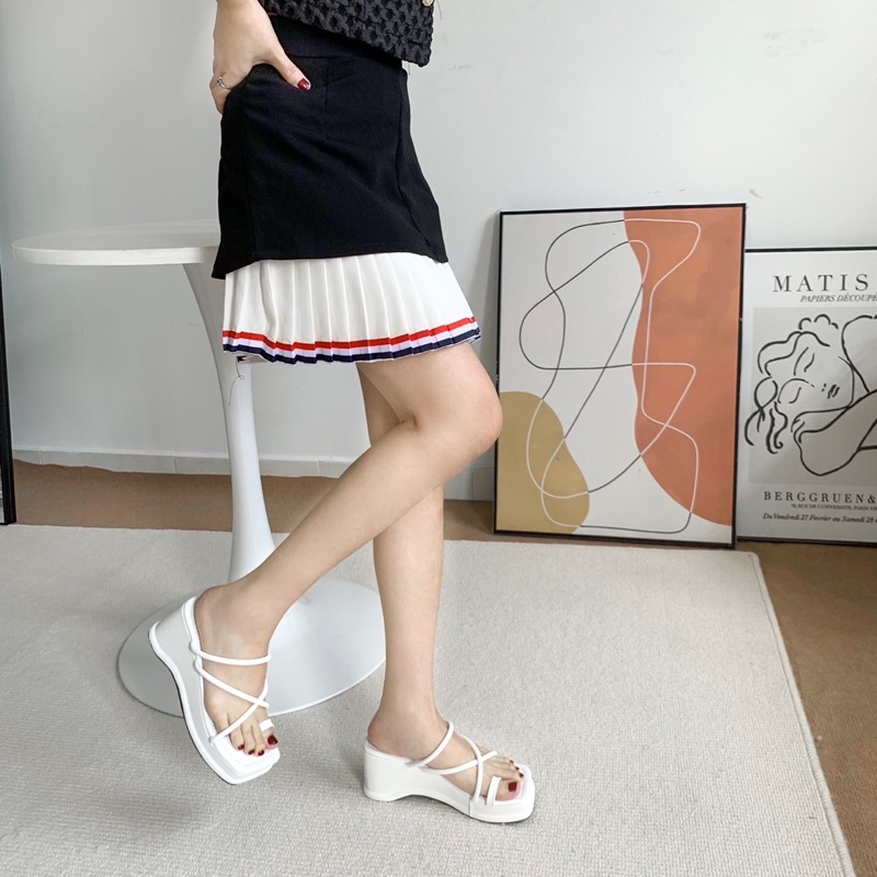 Dép nữ xỏ ngón đế xuồng SORAMI, dép xuồng xỏ ngón đế xịn thời trang mùa hè