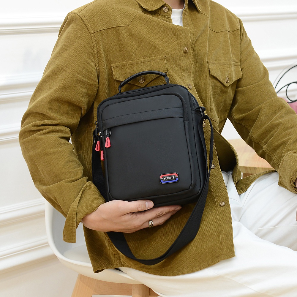 Túi Đeo Chéo Một Bên Vai Kiểu Mới Đơn Giản Thời Trang Giản Dị Dễ Phối Đồ Cho Nam