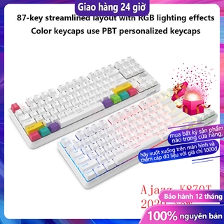 Bàn Phím Cơ Ajazz K870T 87 Phím Kết Nối Bluetooth Cho Máy Tính