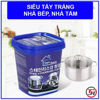 Hộp bột tẩy rửa coong nồi Hàn Quốc, vệ sinh nhà bếp nhà tắm đa năng sạch sẽ