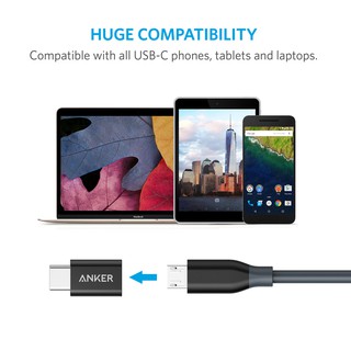 [Freeship toàn quốc từ 50k] Bộ chuyển đổi ANKER từ USB-C ra Micro-USB - B8174
