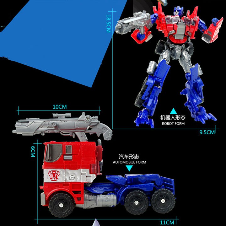 Robot biến hình ô tô Transformer mẫu Optimus Prime 601B trong phim The Last Knight