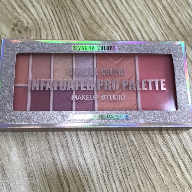 Bộ phấn mắt Sivanna Colors Infatuated Pro Palette 10 ô ( số 03)