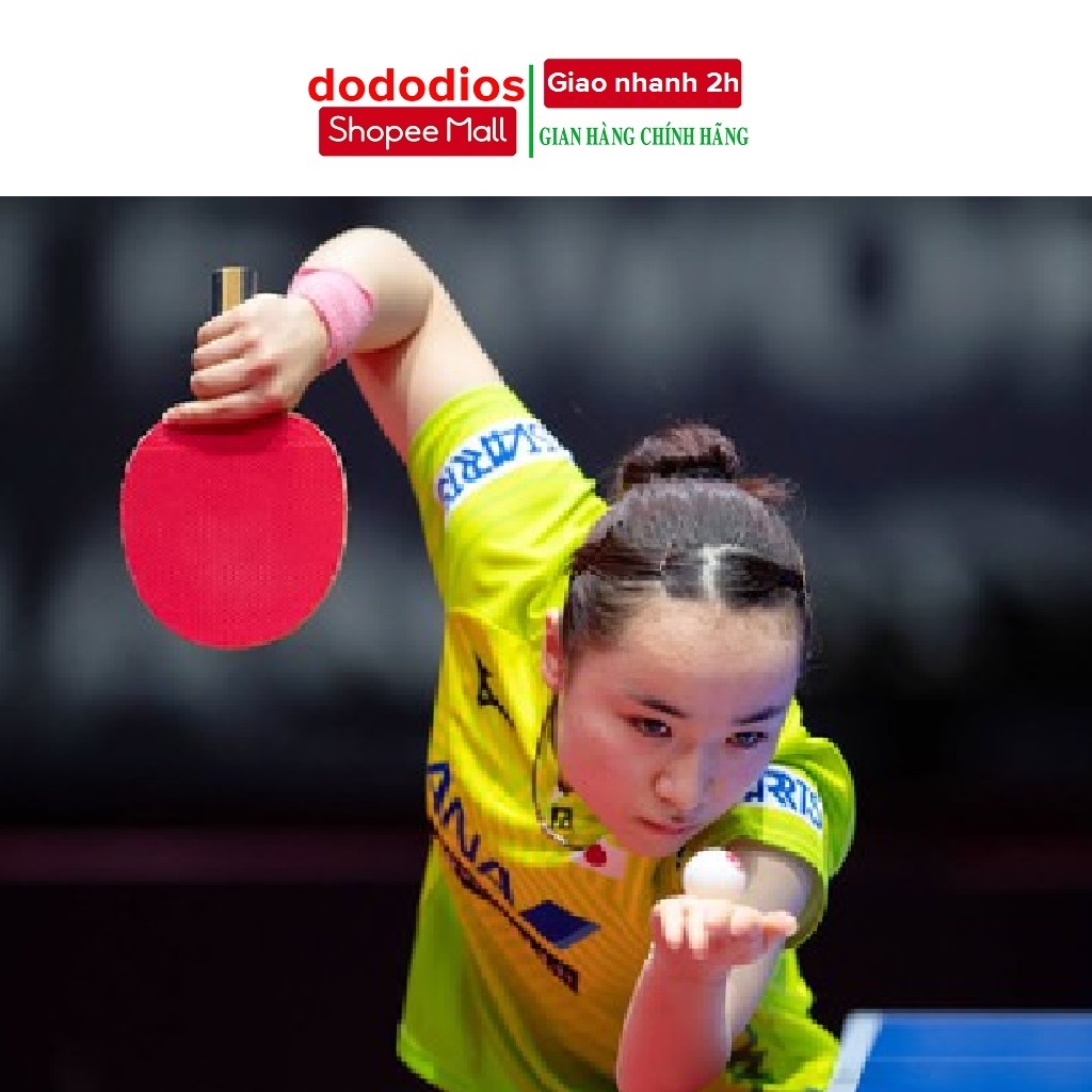 Bộ 2 vợt bóng bàn tặng kèm 3 bóng DODODIOS, cốt vợt 7 lớp, mặt mút đàn hồi, chất lượng đạt chuẩn CHÍNH HÃNG