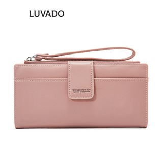 Ví nữ cầm tay dáng dài đẹp FOREVER FOR YOU nhiều ngăn thời trang cao cấp đựng tiền giá rẻ LUVADO VD306