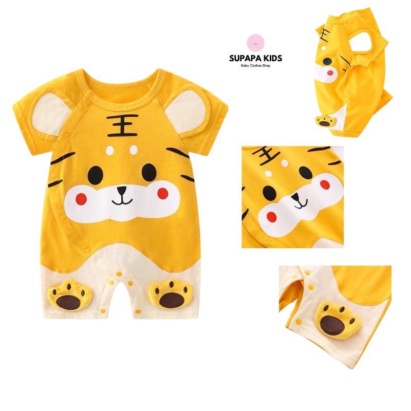 Body cộc cho Bé Trai Bé Gái MẪU MỚI, bộ liền thân Sơ Sinh hình thú siêu dễ thương từ 3-12kg