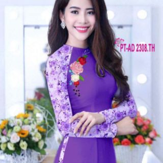 Vải áo dài in 3d cao cấp